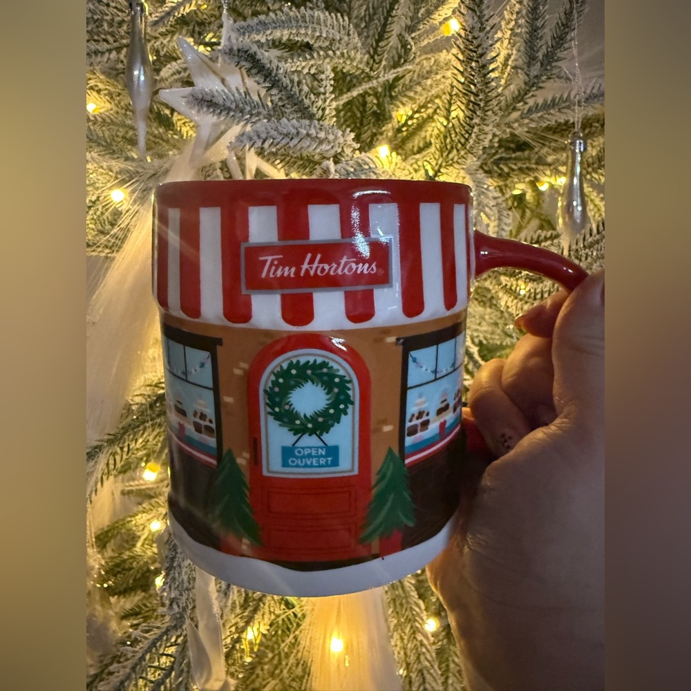 Tim Hortons Holiday Mug with Festive Design